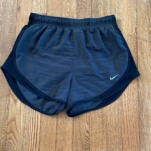 NIKE DRI-FIT Gray and black running shorts. Size small.